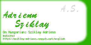 adrienn sziklay business card